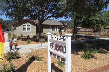 Cloverdale apartment for rent - a house with a yard sign in front of it