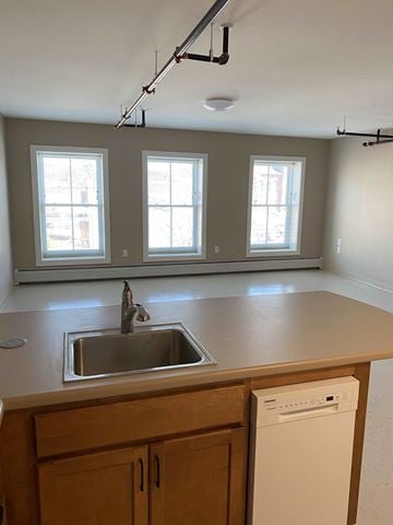 Claremont apartment for rent - a kitchen with a sink and some windows