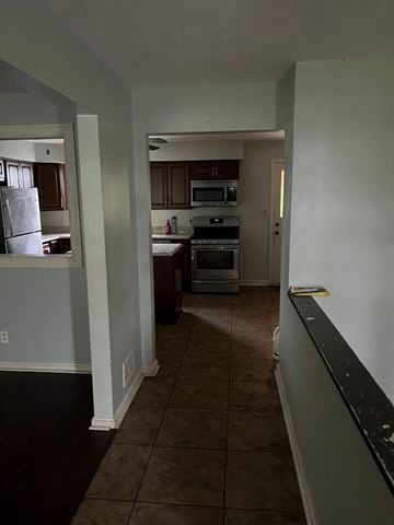 Cincinnati house for rent - a kitchen with a stove and a sink