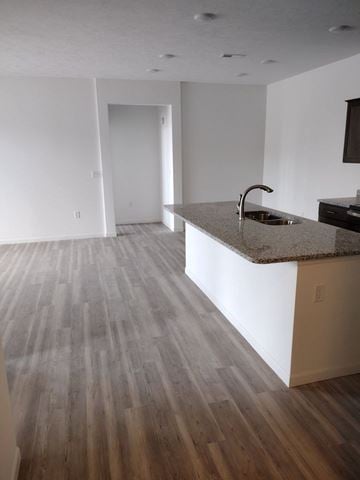 Dodge City apartment for rent - A kitchen with a sink and a counter.