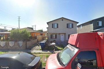 Los Angeles apartment for rent - a red car parked in front of a house