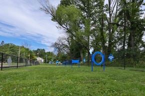 Baltimore townhouse for rent - the park is full of games and playground equipment