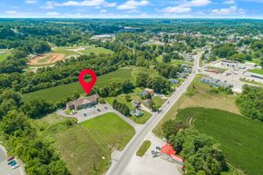 Salem apartment for rent - an aerial view of a neighborhood with a location pinpointed on top of a map