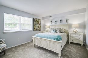 Eastampton apartment for rent - a bedroom with a bed and a window