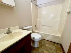 Shepherdsville apartment for rent - a bathroom with a sink toilet and a tub