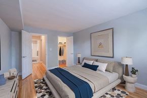 Mt. Arlington apartment for rent - a bedroom with a bed and a closet