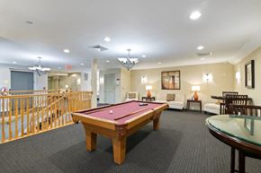 Marlton apartment for rent - a games room with a pool table