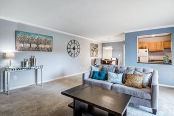 Randallstown apartment for rent - a living room with a couch and a table