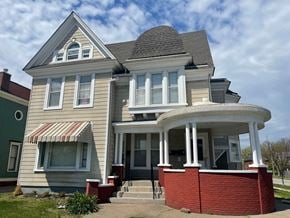 New Albany apartment for rent - a house with a brick fence in front of it