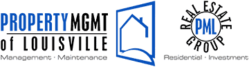 Louisville apartment for rent - The image features three logos for different companies.