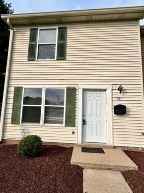 Corydon apartment for rent - the front of a house with a white door