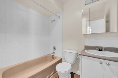 Floor plan for studio, 1 bath