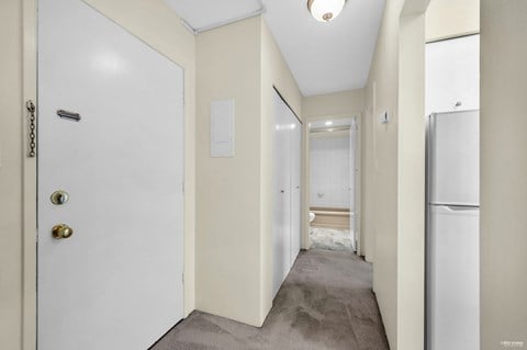 Floor plan for 1 bed, 1 bath