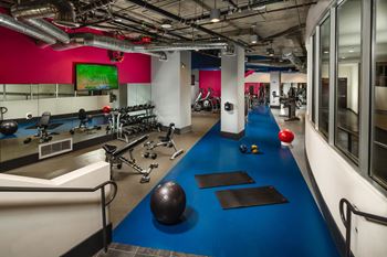 Two level fitness center