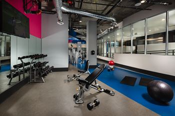 24-Hour multi-level cardio and weightlifting center