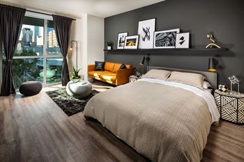 Spacious bedroom