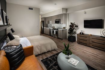 Studio bedroom