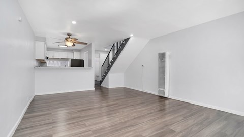 Floor plan for 2 beds, 1.5 baths, 1300 sqft