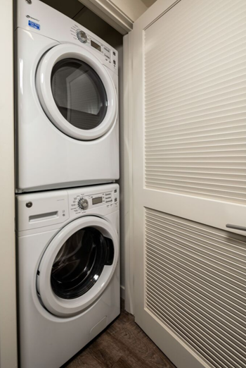 Washer and dryer
