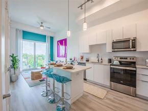 Miami apartment for rent - Gourmet Kitchen With Island at Altis Little Havana, Miami, FL, 33135