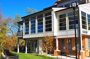 Bladensburg apartment for rent - the front of a building with large windows