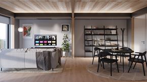 Austin apartment for rent - Juno living and dining room