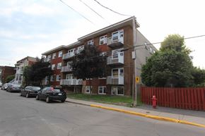 Verdun apartment for rent - an apartment building on the corner of a city street