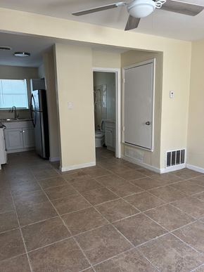 Copperas Cove apartment for rent - A room with a fan and tile flooring.