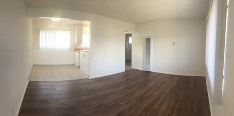 Floor plan for 1 bed, 1 bath