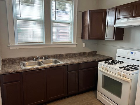 Floor plan for 2 beds, 1 bath