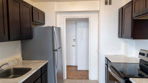 Floor plan for 2 beds, 1 bath