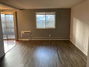 Dayton house for rent - A room with a window and a radiator on the floor.