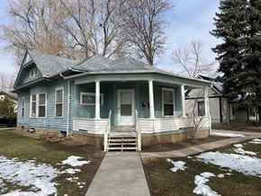 Fort Collins apartment for rent - an old with a sidewalk in front of it