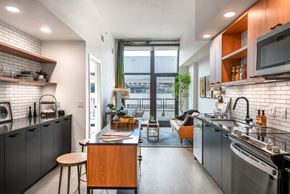 Washington apartment for rent - Kitchen and Living Room Gables Union Market