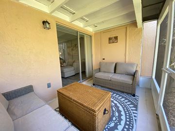 Bradenton house for rent - a living room with a couch and a