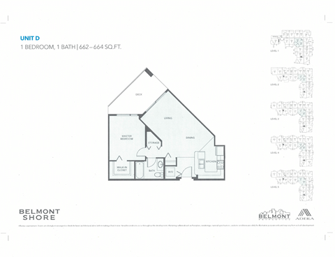Floor plan for 1 bed, 1 bath, 588 sqft