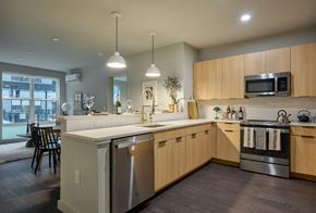 Stamford apartment for rent - Model Unit Kitchen