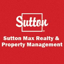 Langley apartment for rent - A red sign with the word Sutton on it.