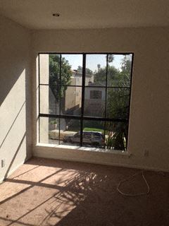 Los Angeles apartment for rent - an empty living room with a large window
