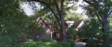 Austin apartment for rent - a house with trees in front of it