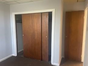 Chester apartment for rent - A room with a white door and a brown door.