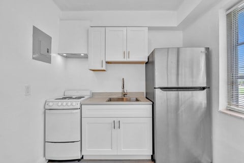 Floor plan for 1 bed, 1 bath