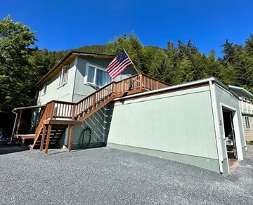 Sitka apartment for rent - an flag on the roof of a building