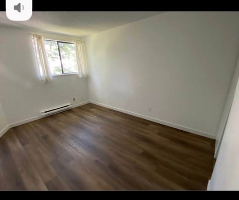 Floor plan for 2 beds, 1 bath, 850 sqft