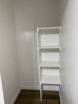 Floor plan for 1 bed, 1 bath, 600 sqft