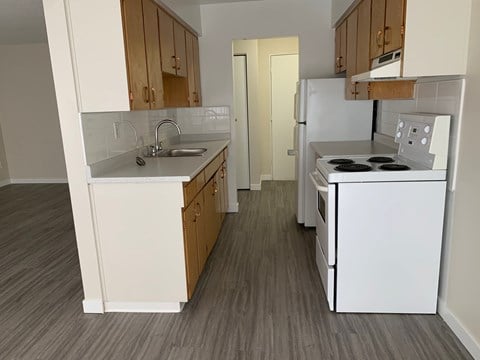 Floor plan for 1 bed, 1 bath, 600 sqft