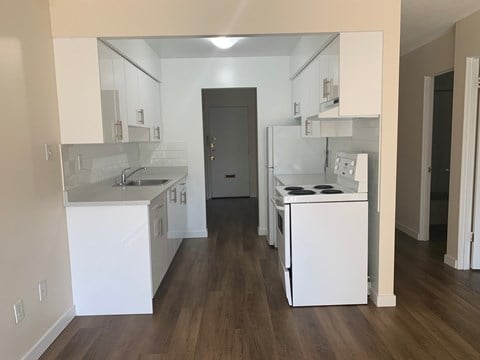 Floor plan for 1 bed, 1 bath, 600 sqft