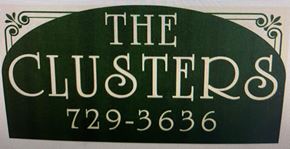 Vestal apartment for rent - a green sign that reads the clusters with numbers on it