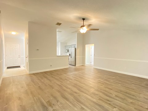 Floor plan for 4 beds, 2 baths, 1416 sqft