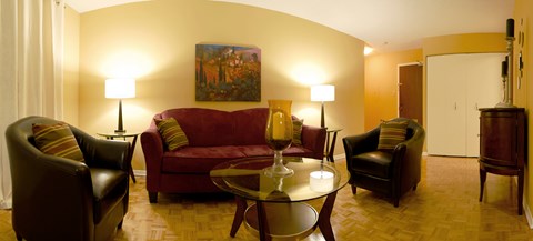 Floor plan for 1 bed, 1 bath, 880 sqft